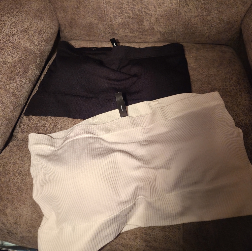 Torrid Unlined Seamless Rib Bandeaus 2X
